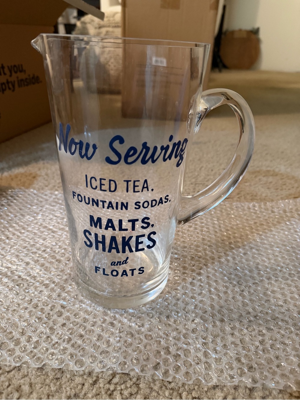 Kate Spade Orders Up All in Good Taste pitcher. Like new.